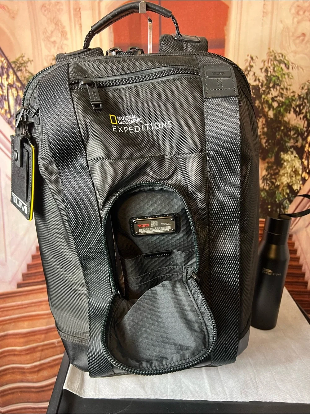 Tumi National Geographic Expeditions Edward Backpack Black Laptop Travel Outdoor